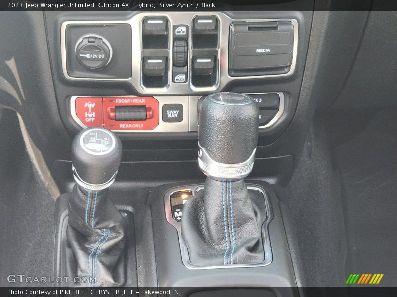 Silver Zynith / Black 2023 Jeep Wrangler Unlimited Rubicon 4XE Hybrid