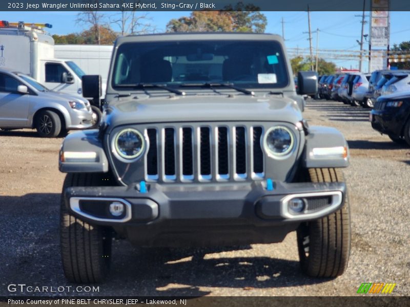 Sting-Gray / Black 2023 Jeep Wrangler Unlimited Sahara 4XE Hybrid