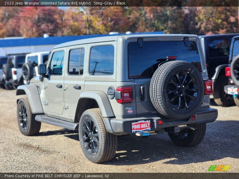 Sting-Gray / Black 2023 Jeep Wrangler Unlimited Sahara 4XE Hybrid