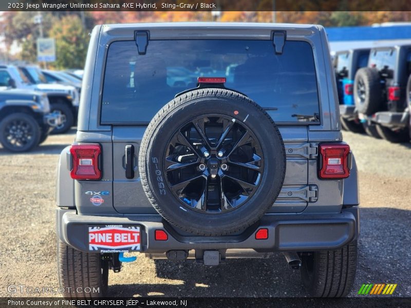 Sting-Gray / Black 2023 Jeep Wrangler Unlimited Sahara 4XE Hybrid