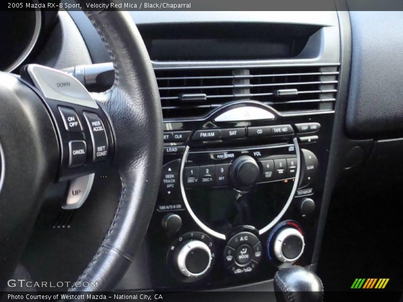 Velocity Red Mica / Black/Chaparral 2005 Mazda RX-8 Sport