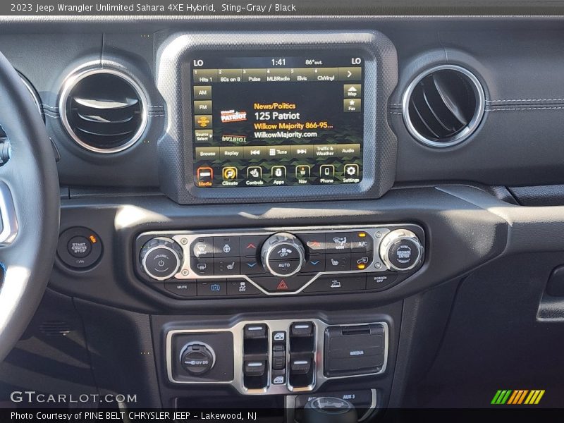Sting-Gray / Black 2023 Jeep Wrangler Unlimited Sahara 4XE Hybrid