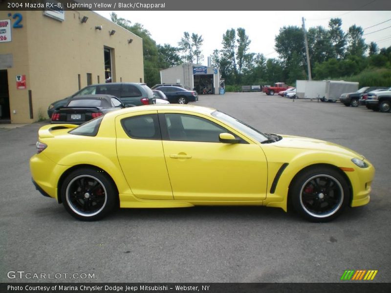 Lightning Yellow / Black/Chapparal 2004 Mazda RX-8