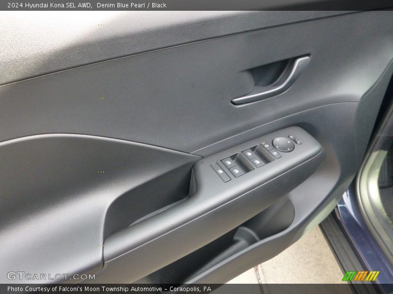 Denim Blue Pearl / Black 2024 Hyundai Kona SEL AWD