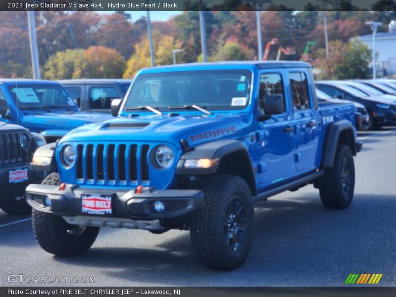 Hydro Blue Pearl / Black 2023 Jeep Gladiator Mojave 4x4