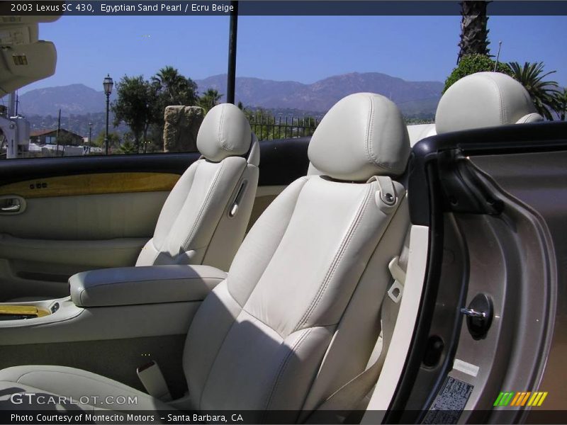 Egyptian Sand Pearl / Ecru Beige 2003 Lexus SC 430