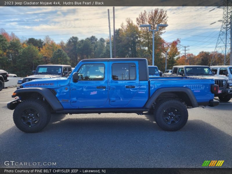 Hydro Blue Pearl / Black 2023 Jeep Gladiator Mojave 4x4