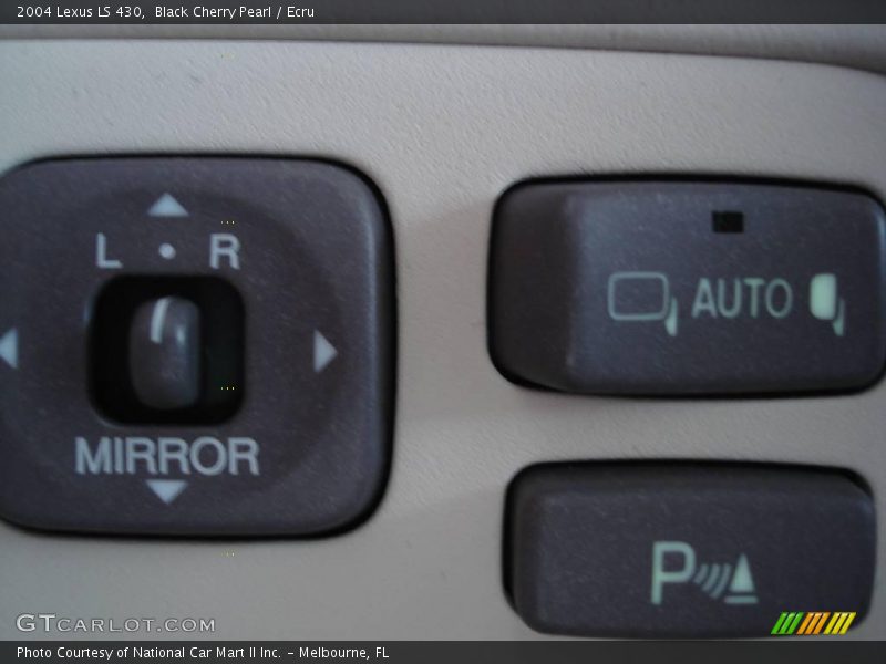 Black Cherry Pearl / Ecru 2004 Lexus LS 430