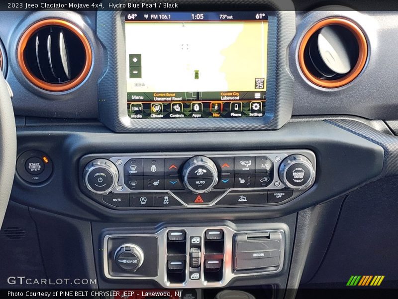 Hydro Blue Pearl / Black 2023 Jeep Gladiator Mojave 4x4