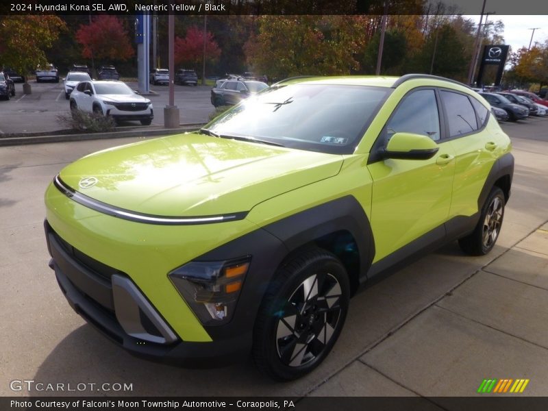 Neoteric Yellow / Black 2024 Hyundai Kona SEL AWD
