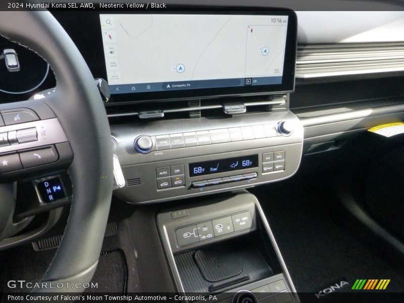 Controls of 2024 Kona SEL AWD
