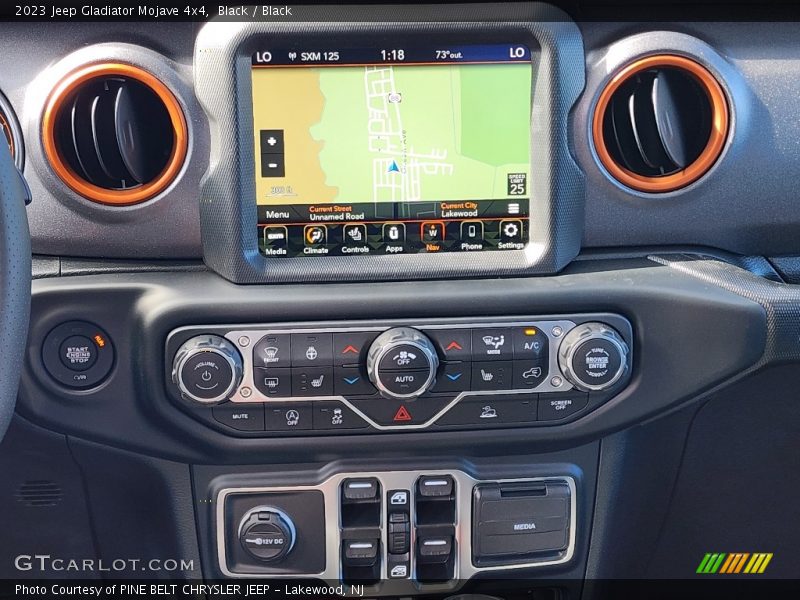 Controls of 2023 Gladiator Mojave 4x4