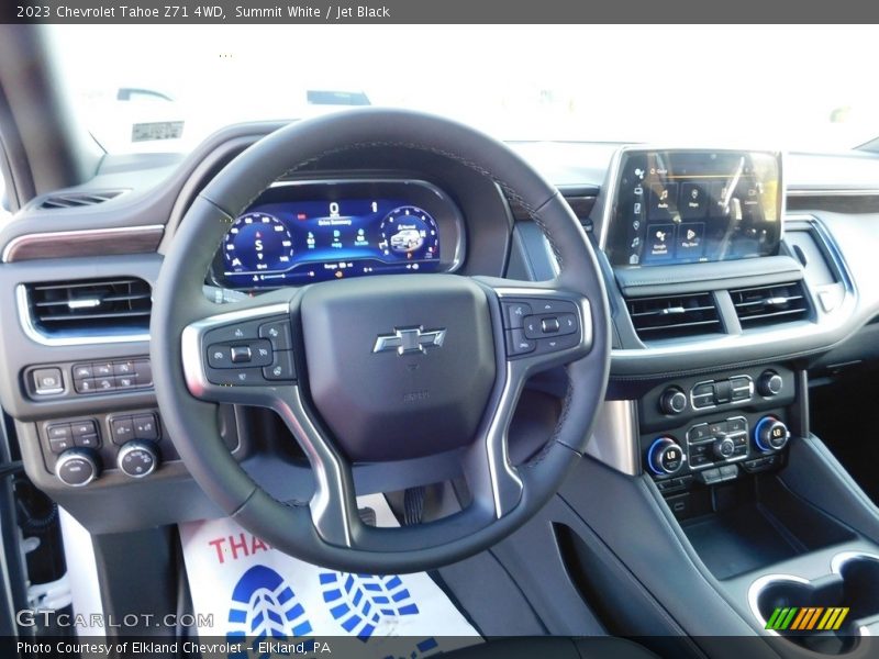 Dashboard of 2023 Tahoe Z71 4WD