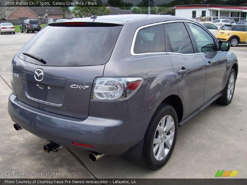 Galaxy Gray Mica / Black 2008 Mazda CX-7 Sport