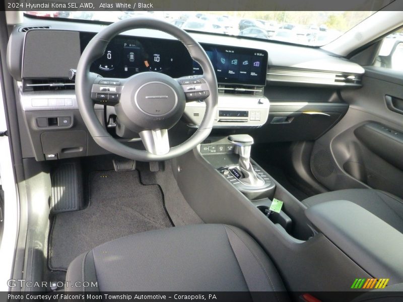 Black Interior - 2024 Kona SEL AWD 