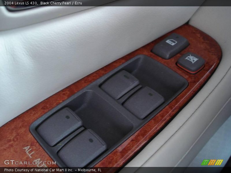 Black Cherry Pearl / Ecru 2004 Lexus LS 430