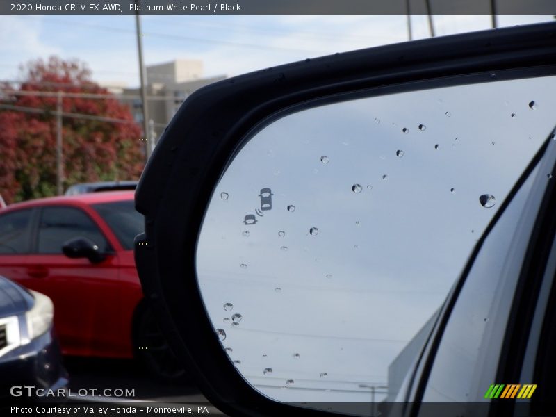 Platinum White Pearl / Black 2020 Honda CR-V EX AWD