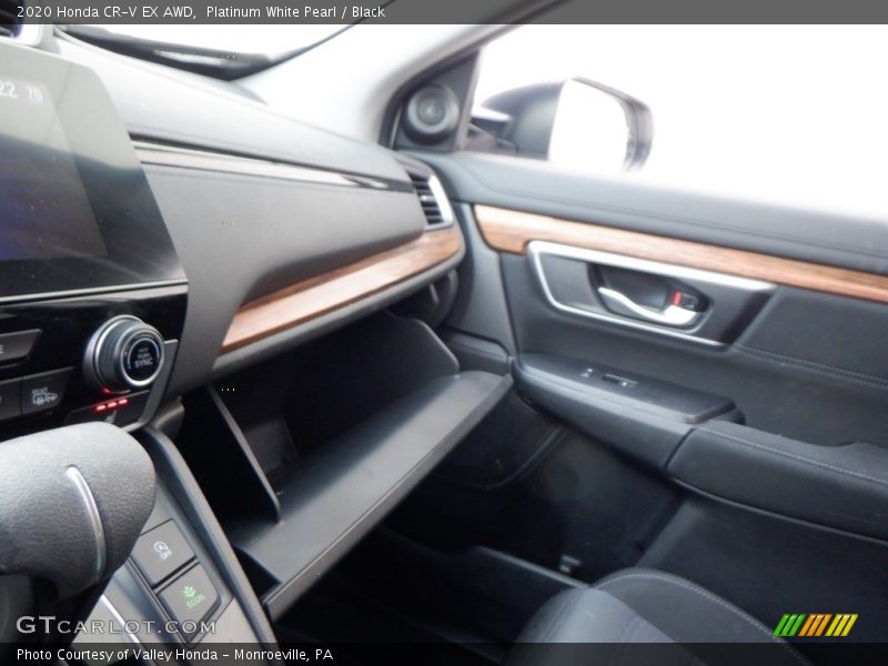Platinum White Pearl / Black 2020 Honda CR-V EX AWD