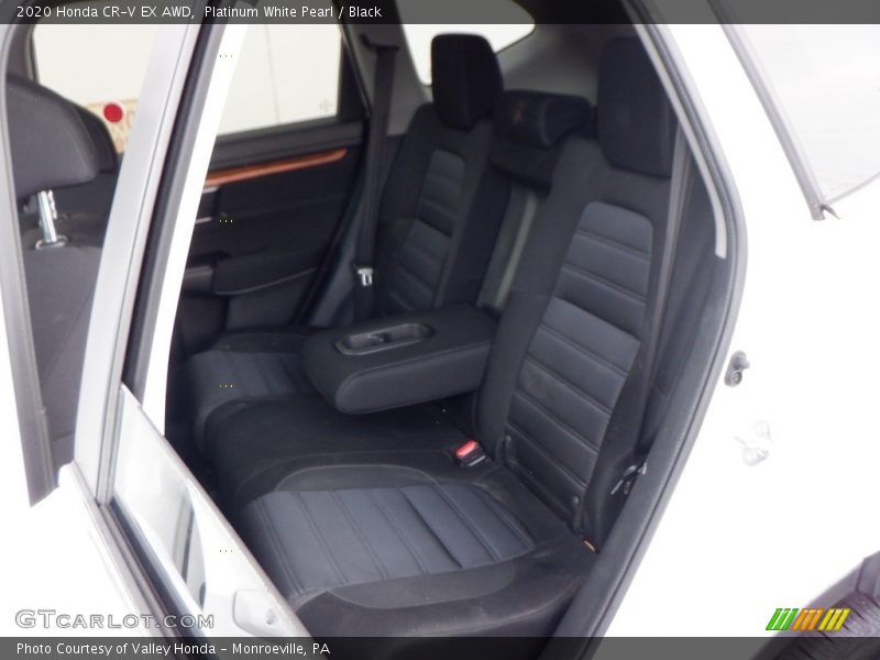 Platinum White Pearl / Black 2020 Honda CR-V EX AWD