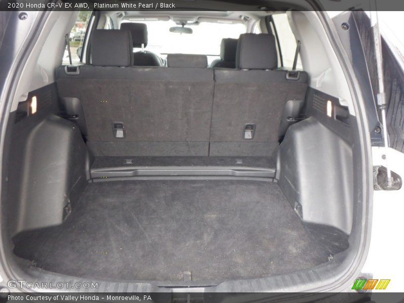 Platinum White Pearl / Black 2020 Honda CR-V EX AWD