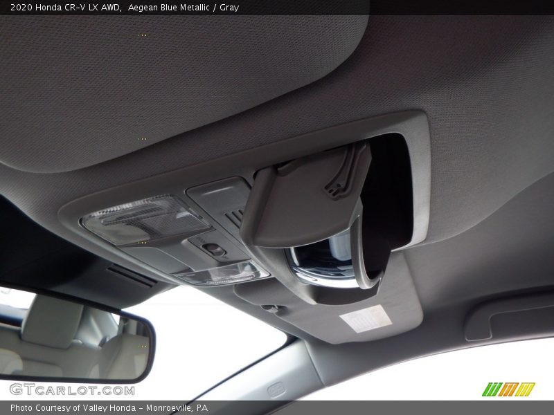 Aegean Blue Metallic / Gray 2020 Honda CR-V LX AWD