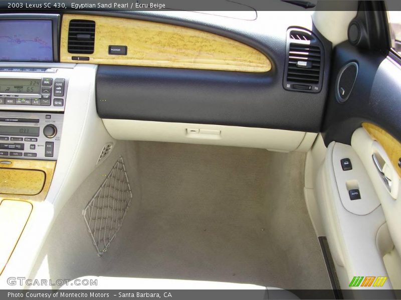 Egyptian Sand Pearl / Ecru Beige 2003 Lexus SC 430