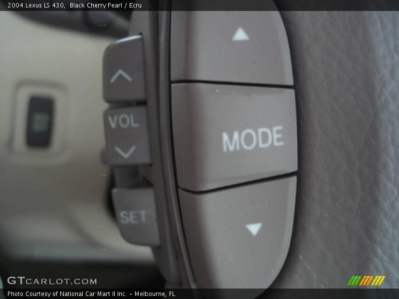 Black Cherry Pearl / Ecru 2004 Lexus LS 430