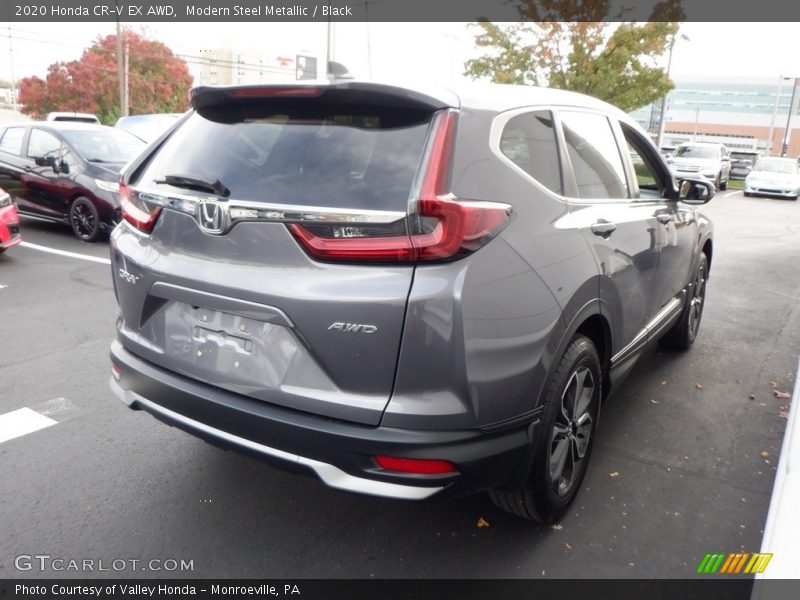 Modern Steel Metallic / Black 2020 Honda CR-V EX AWD