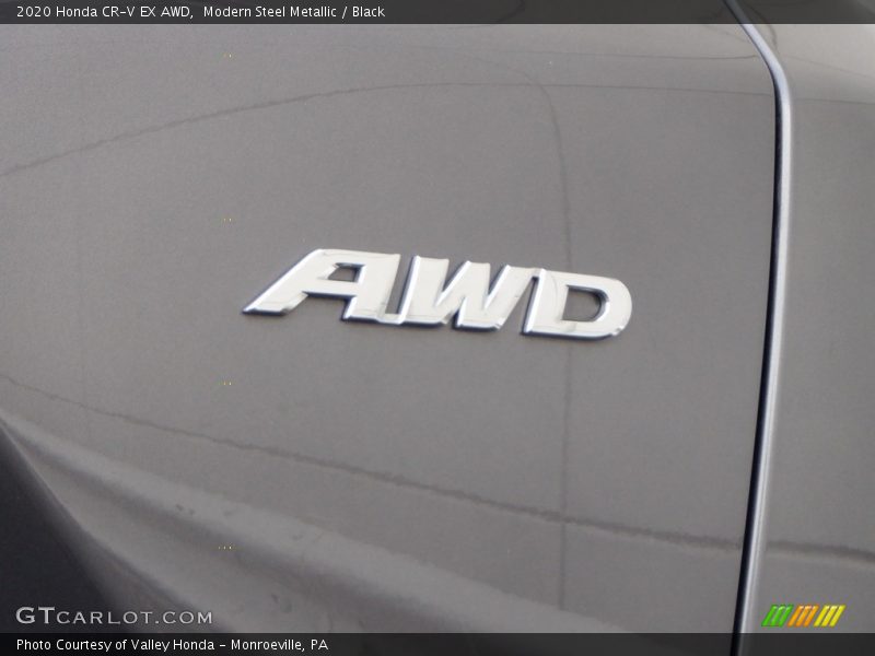 Modern Steel Metallic / Black 2020 Honda CR-V EX AWD