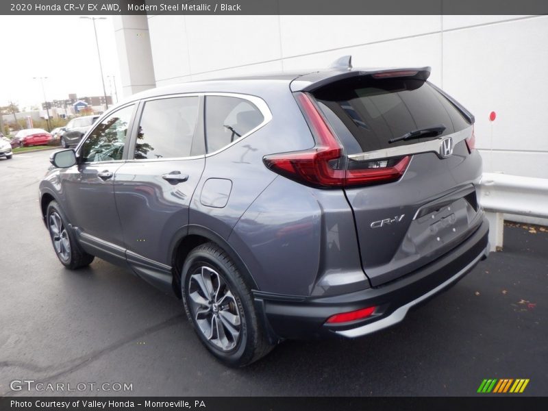 Modern Steel Metallic / Black 2020 Honda CR-V EX AWD