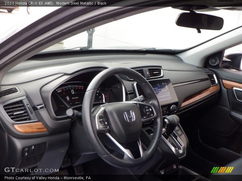 Modern Steel Metallic / Black 2020 Honda CR-V EX AWD