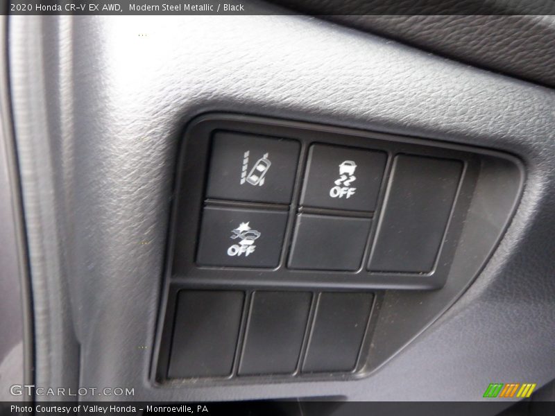 Modern Steel Metallic / Black 2020 Honda CR-V EX AWD