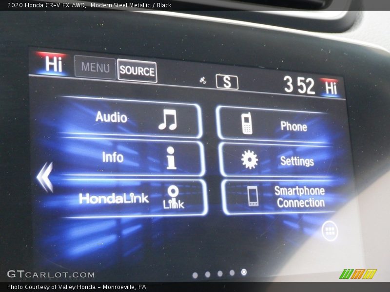 Modern Steel Metallic / Black 2020 Honda CR-V EX AWD