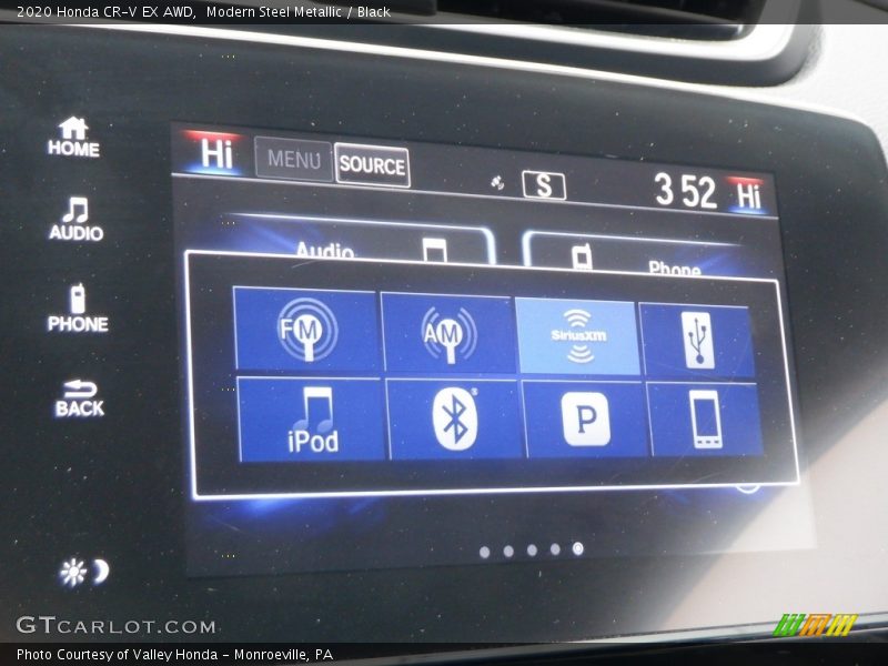 Modern Steel Metallic / Black 2020 Honda CR-V EX AWD