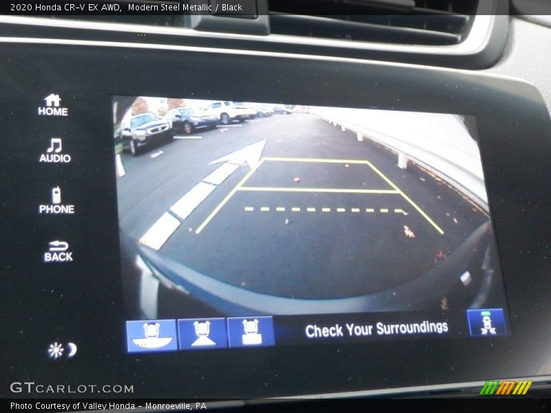 Modern Steel Metallic / Black 2020 Honda CR-V EX AWD