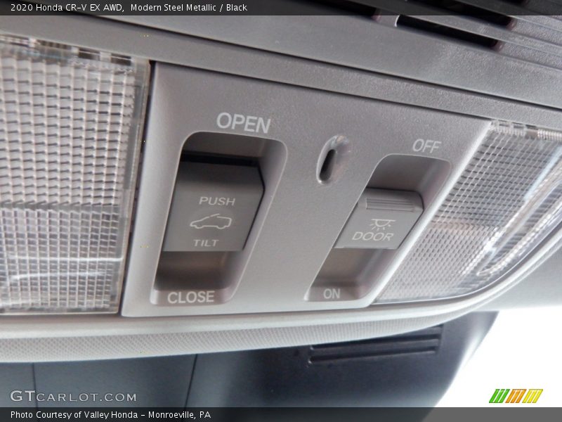 Modern Steel Metallic / Black 2020 Honda CR-V EX AWD