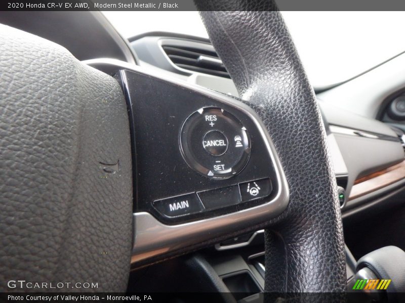 Modern Steel Metallic / Black 2020 Honda CR-V EX AWD