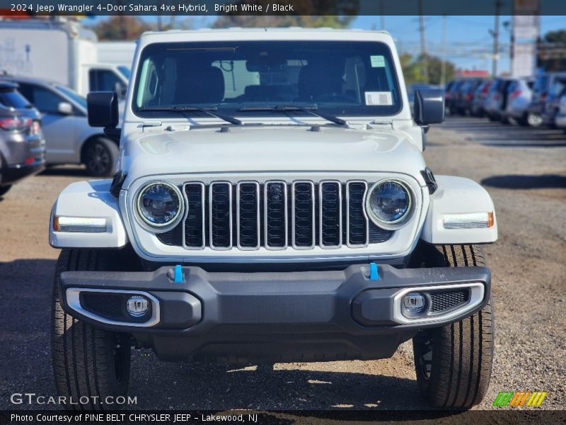 Bright White / Black 2024 Jeep Wrangler 4-Door Sahara 4xe Hybrid