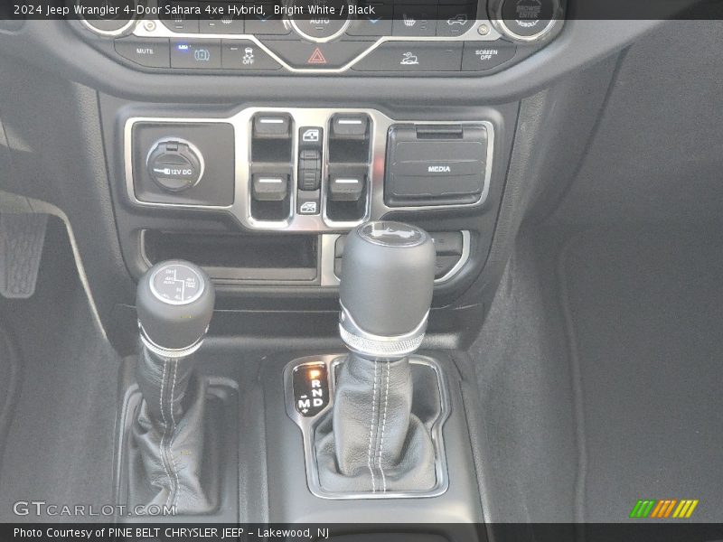 Bright White / Black 2024 Jeep Wrangler 4-Door Sahara 4xe Hybrid