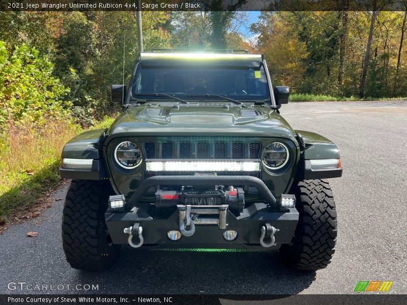 Sarge Green / Black 2021 Jeep Wrangler Unlimited Rubicon 4x4