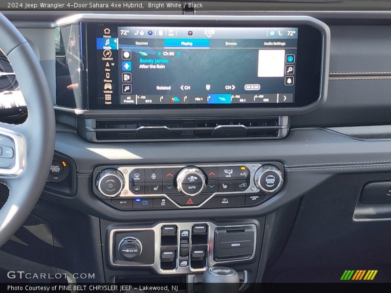 Bright White / Black 2024 Jeep Wrangler 4-Door Sahara 4xe Hybrid