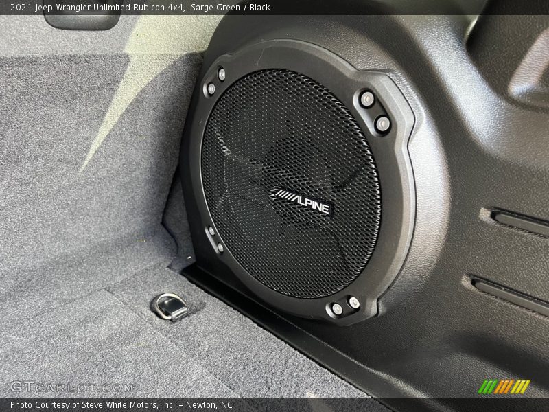 Audio System of 2021 Wrangler Unlimited Rubicon 4x4