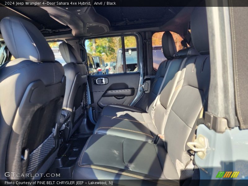Anvil / Black 2024 Jeep Wrangler 4-Door Sahara 4xe Hybrid