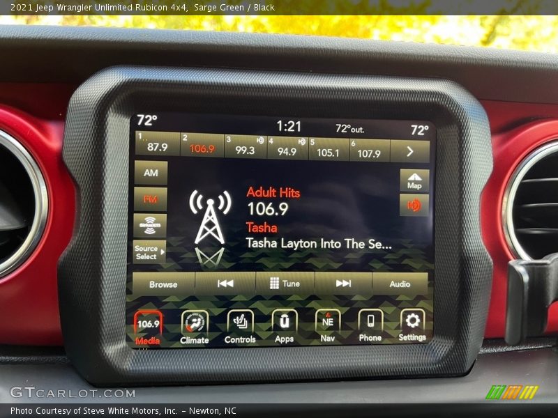 Audio System of 2021 Wrangler Unlimited Rubicon 4x4