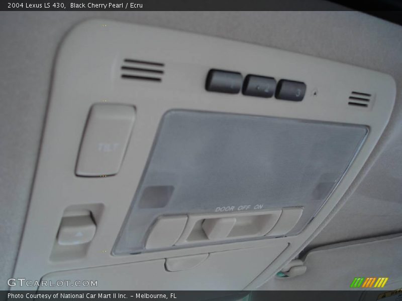 Black Cherry Pearl / Ecru 2004 Lexus LS 430