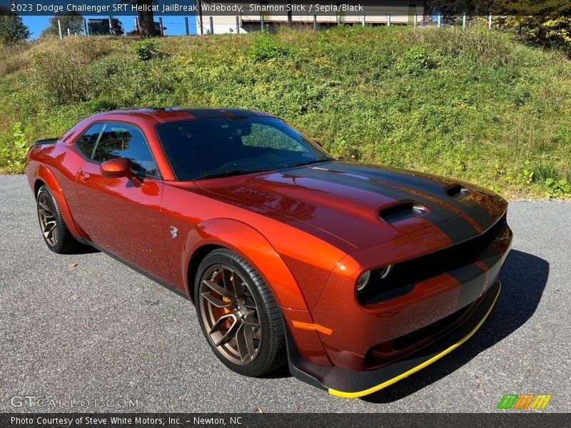 Front 3/4 View of 2023 Challenger SRT Hellcat JailBreak Widebody