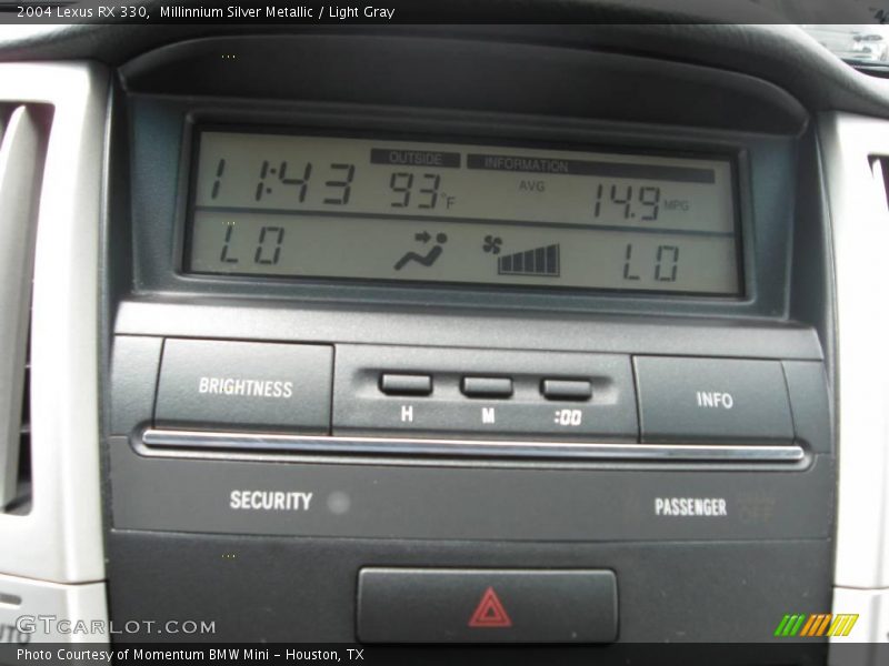 Millinnium Silver Metallic / Light Gray 2004 Lexus RX 330