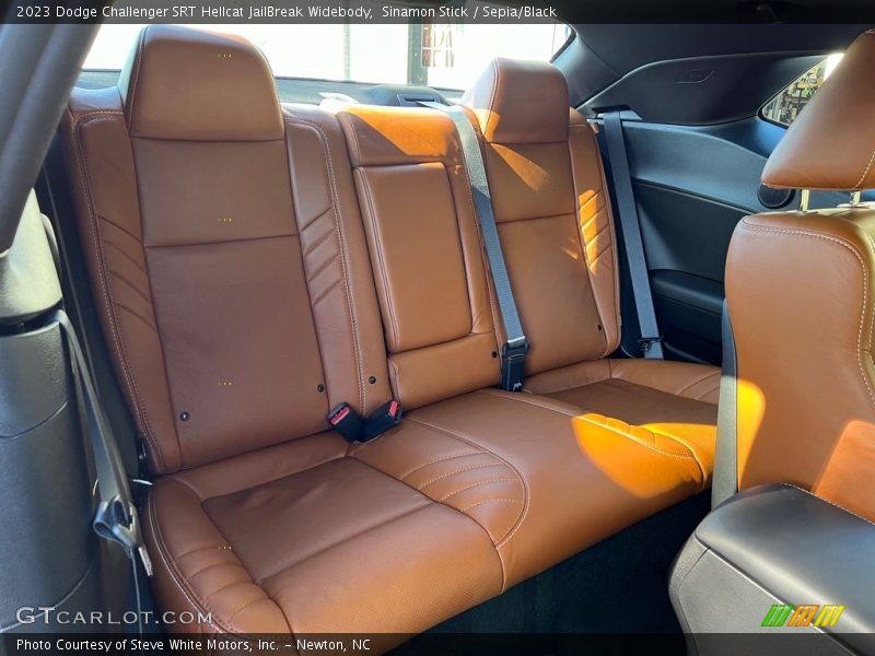 Rear Seat of 2023 Challenger SRT Hellcat JailBreak Widebody