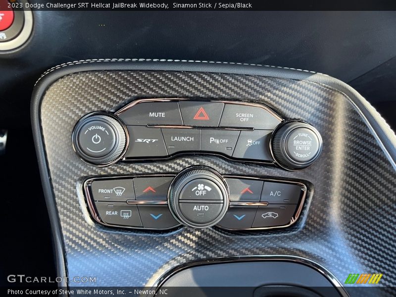 Controls of 2023 Challenger SRT Hellcat JailBreak Widebody
