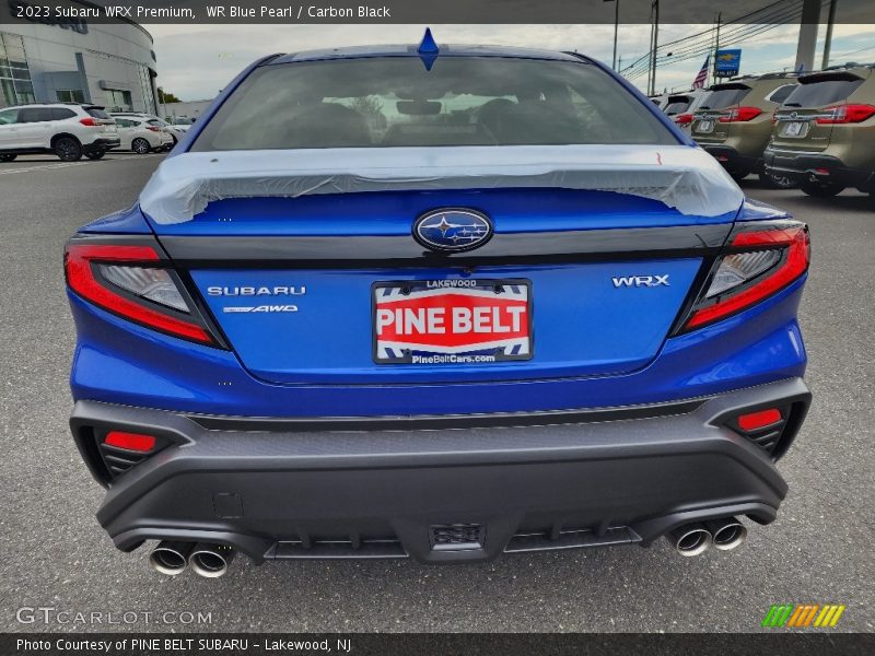 WR Blue Pearl / Carbon Black 2023 Subaru WRX Premium